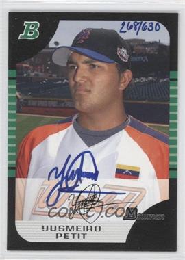 2006 Bowman Originals - Buyback Autographs #BDP130.1 - Yusmeiro Petit (2005 Bowman Draft Picks & Prospects) /630