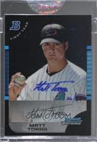 Matt Torra (2005 Bowman Chrome Draft) [Buyback] #/21