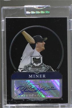 2006 Bowman Sterling - [Base] - Black Refractor Uncirculated #BS-ZM - Zach Miner /25 [Uncirculated]