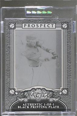 2006 Bowman Sterling - Prospects - Framed Printing Plate Black #BSP-BJ - Brandon Jones /1 [Uncirculated]