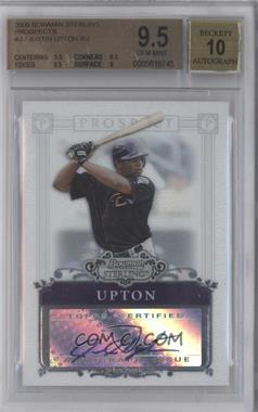 2006 Bowman Sterling - Prospects #BSP-JU - Justin Upton [BGS 9.5 GEM MINT]