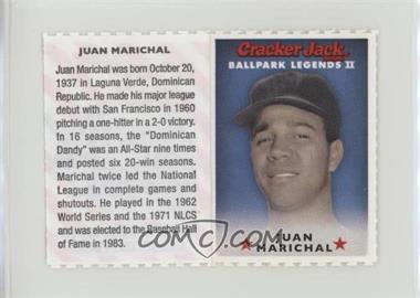 2006 Cracker Jack Ballpark Legends II - Food Issue [Base] #_JUMA - Juan Marichal