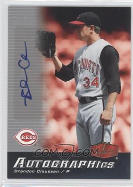 2006 Flair Showcase - Autographics #SC-BC - Brandon Claussen