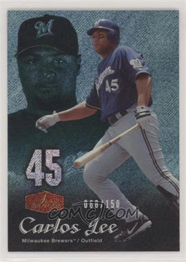 2006 Flair Showcase - [Base] - Legacy Blue #168 - Carlos Lee /150