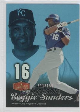 2006 Flair Showcase - [Base] - Legacy Blue #89 - Reggie Sanders /150