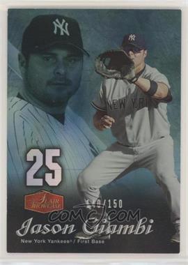 2006 Flair Showcase - [Base] - Legacy Emerald #134 - Jason Giambi /150