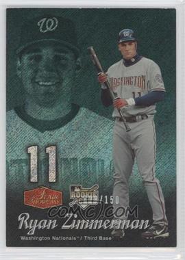 2006 Flair Showcase - [Base] - Legacy Emerald #163 - Ryan Zimmerman /150