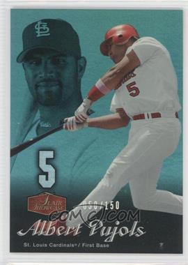 2006 Flair Showcase - [Base] - Legacy Emerald #2 - Albert Pujols /150