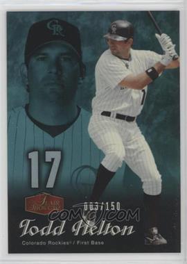 2006 Flair Showcase - [Base] - Legacy Emerald #23 - Todd Helton /150