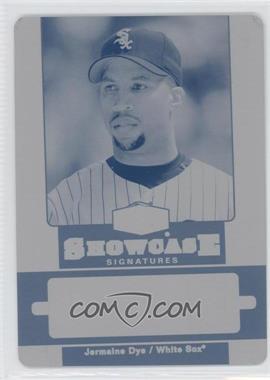 2006 Flair Showcase - Showcase Signatures - Printing Plate Cyan #SH-JD - Jermaine Dye /1