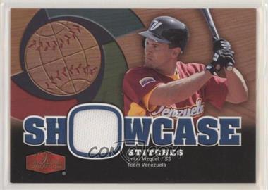 2006 Flair Showcase - Showcase Stitches #SS-OV - Omar Vizquel