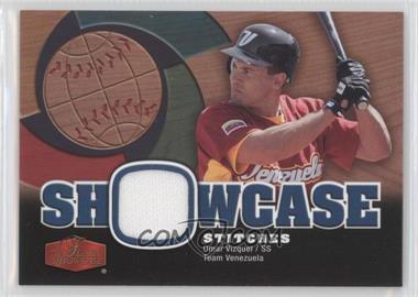 2006 Flair Showcase - Showcase Stitches #SS-OV - Omar Vizquel