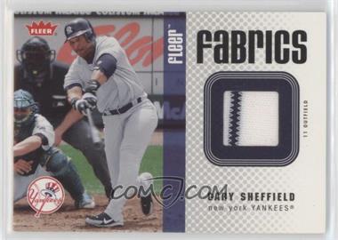 2006 Fleer - Fabrics #FF-GS - Gary Sheffield