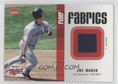 2006 Fleer - Fabrics #FF-JM - Joe Mauer