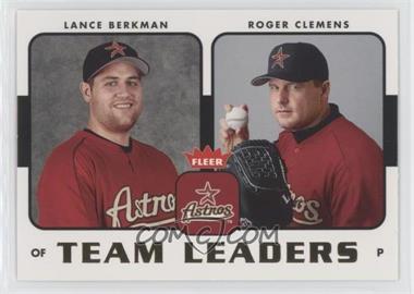 2006 Fleer - Team Leaders #TL-12 - Lance Berkman, Roger Clemens