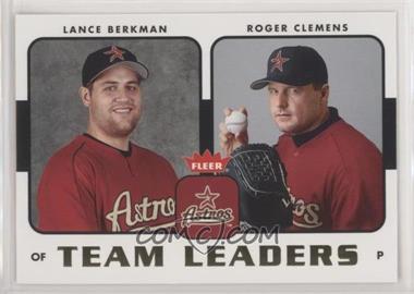 2006 Fleer - Team Leaders #TL-12 - Lance Berkman, Roger Clemens