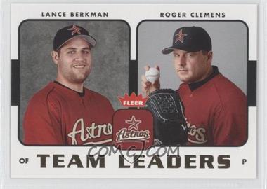 2006 Fleer - Team Leaders #TL-12 - Lance Berkman, Roger Clemens