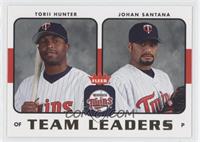 Torii Hunter, Johan Santana