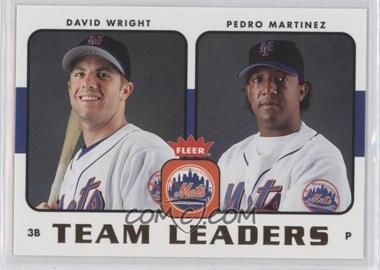 2006 Fleer - Team Leaders #TL-17 - David Wright, Pedro Martinez