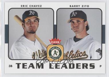 2006 Fleer - Team Leaders #TL-19 - Eric Chavez, Barry Zito
