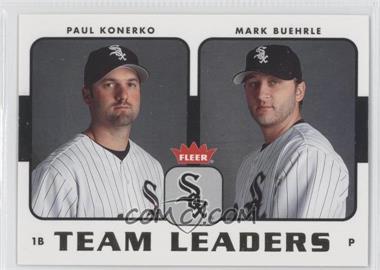 2006 Fleer - Team Leaders #TL-6 - Paul Konerko, Mark Buehrle