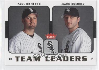 2006 Fleer - Team Leaders #TL-6 - Paul Konerko, Mark Buehrle