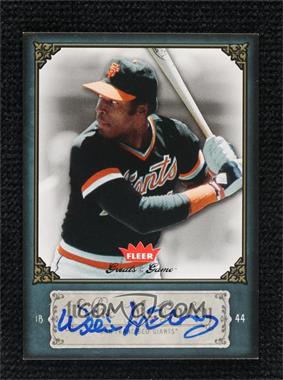 2006 Fleer Greats of the Game - [Base] - Autographs #99 - Willie McCovey