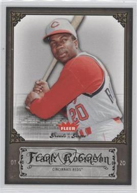 2006 Fleer Greats of the Game - [Base] - Pewter #36 - Frank Robinson