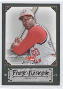 2006 Fleer Greats of the Game - [Base] #36 - Frank Robinson
