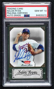 2006 Fleer Greats of the Game - [Base] #67 - Nolan Ryan [PSA Authentic PSA/DNA Cert]