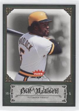 2006 Fleer Greats of the Game - [Base] #7 - Bill Madlock