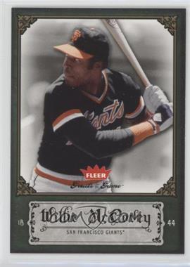 2006 Fleer Greats of the Game - [Base] #99 - Willie McCovey
