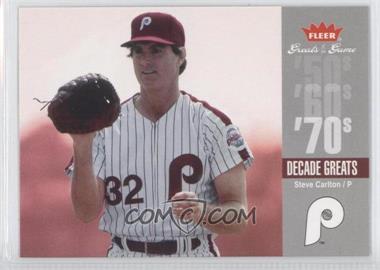 2006 Fleer Greats of the Game - Decade Greats #DEC-SC - Steve Carlton