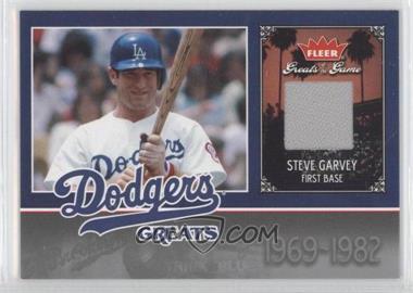 2006 Fleer Greats of the Game - Dodgers Greats - Memorabilia #LAD-SG - Steve Garvey