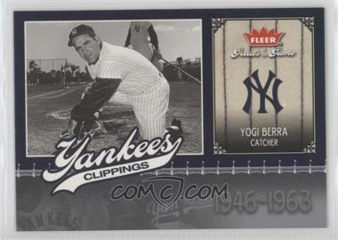 2006 Fleer Greats of the Game - Yankees Clippings #NYY-YB - Yogi Berra