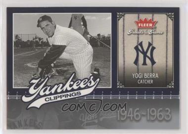 2006 Fleer Greats of the Game - Yankees Clippings #NYY-YB - Yogi Berra