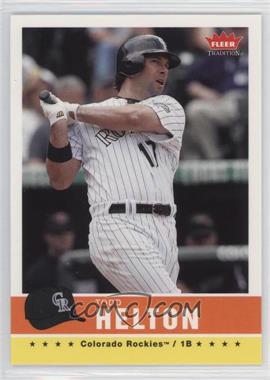 2006 Fleer Tradition - [Base] #160 - Todd Helton