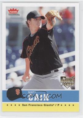 2006 Fleer Tradition - [Base] #77 - Matt Cain