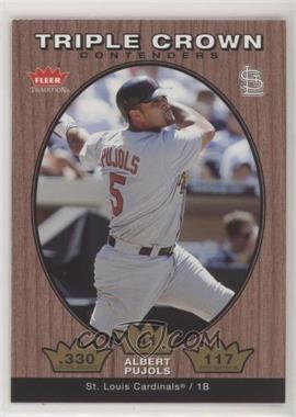 2006 Fleer Tradition - Triple Crown Contenders #TC-1 - Albert Pujols