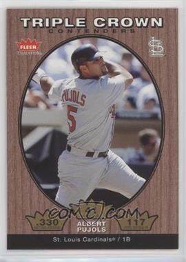 2006 Fleer Tradition - Triple Crown Contenders #TC-1 - Albert Pujols