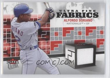 2006 Fleer Ultra - Fine Fabrics #FM-AS - Alfonso Soriano