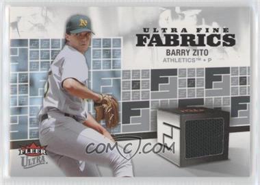 2006 Fleer Ultra - Fine Fabrics #FM-BZ - Barry Zito