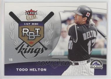 2006 Fleer Ultra - RBI Kings #RBI12 - Todd Helton