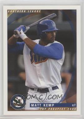 2006 Grandstand Southern League Top Prospects - [Base] #_MAKE - Matt Kemp