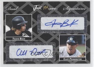 2006 Just Minors - Dual Signatures #DS06.083 - Travis Buck, Cliff Pennington /2