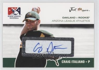 2006 Just Minors - Just Autographs Preview 2006 - Black Autographs #JApr-7 - Craig Italiano /25