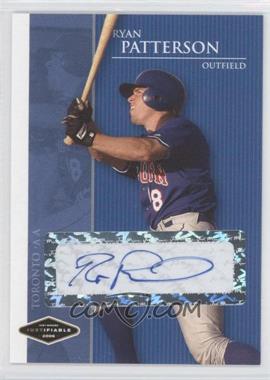 2006 Just Minors - Justifiable - Autographs #JF-31 - Ryan Patterson