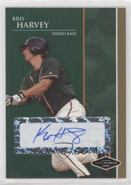 2006 Just Minors - Justifiable - Gold Autographs #JF-11 - Kris Harvey /50