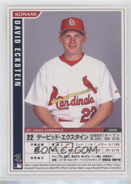 2006 Konami MLB - [Base] #M06-028 - David Eckstein