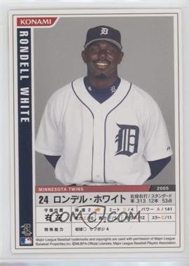 2006 Konami MLB - [Base] #M06-054 - Rondell White